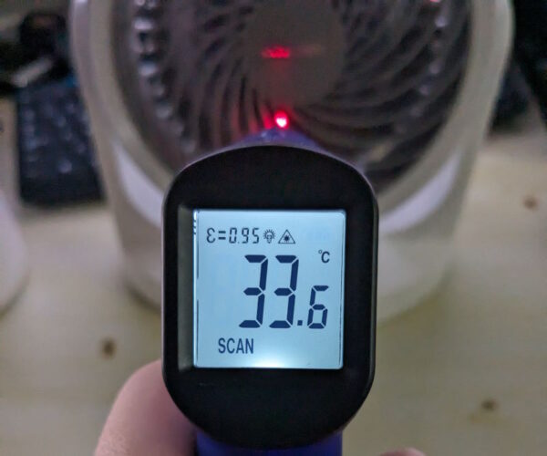 小型卓上冷風扇 UUROBA LF-02 効果 サーキュレーターの温度